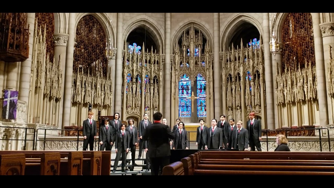 Ayala Choir Men's Ensemble - NYC tour 2023. Tarantella arr  Z Randall Stroope