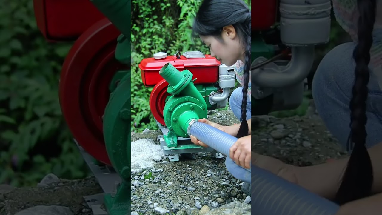 Genius Girl Repairs Villagers' Machine And They Give Away Two Fish|Linguoer