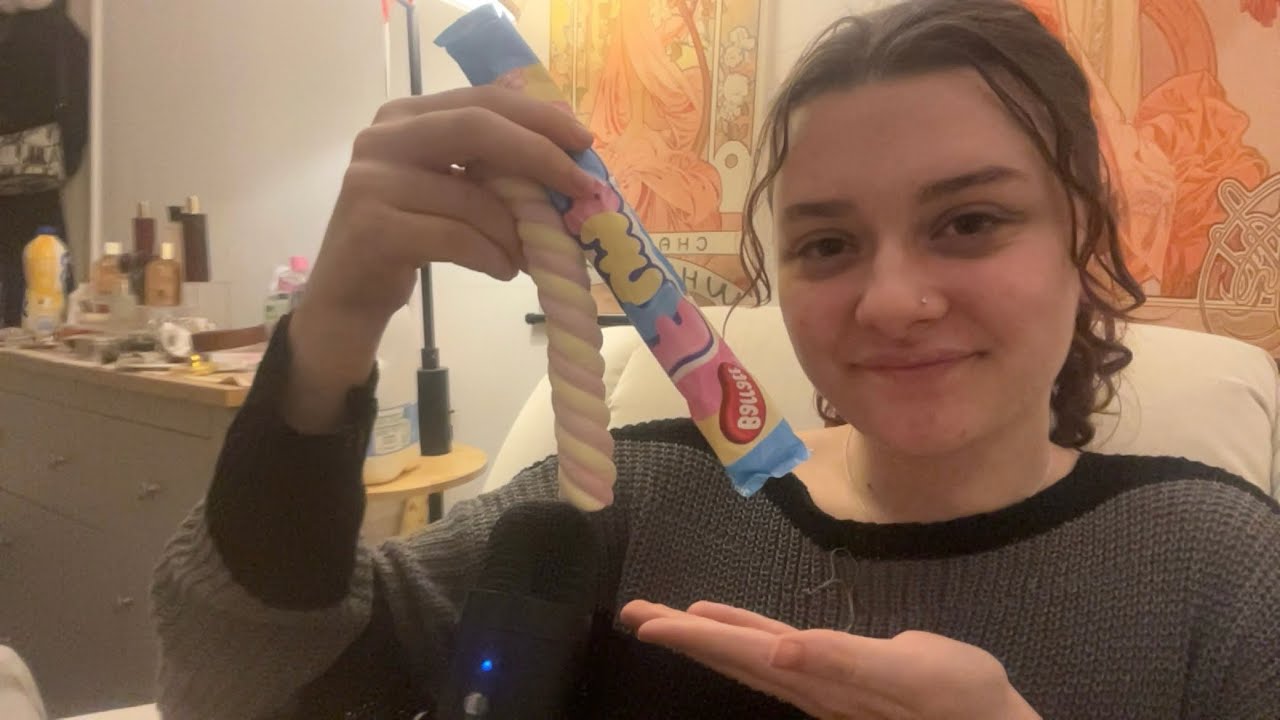 ASMR Marshmallow and Mousse eating + mouth sounds 