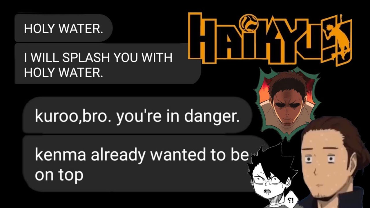 haikyuu texts - bottoms lyric prank || WAP - Cardi B