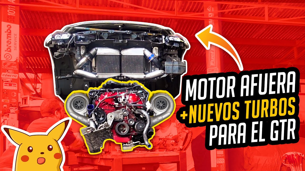 NISSAN GTR de 9 SEG. INSTALAMOS NUEVOS TURBOS y...😱 SACAMOS EL MOTOR 😱 - Episodio 2
