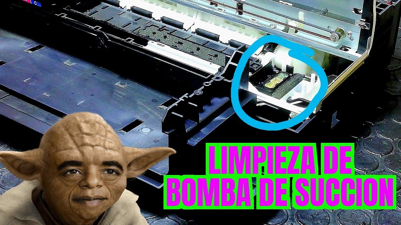 Impresora Epson L120 mantenimiento de bomba de succion limpia cabezal