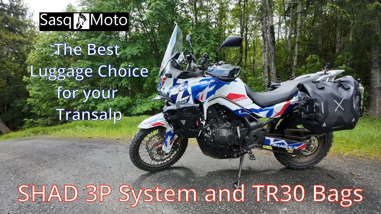 Best Panniers for Honda Transalp? SHAD Terra TR30 bags and 3P Luggage System Explained and Installed