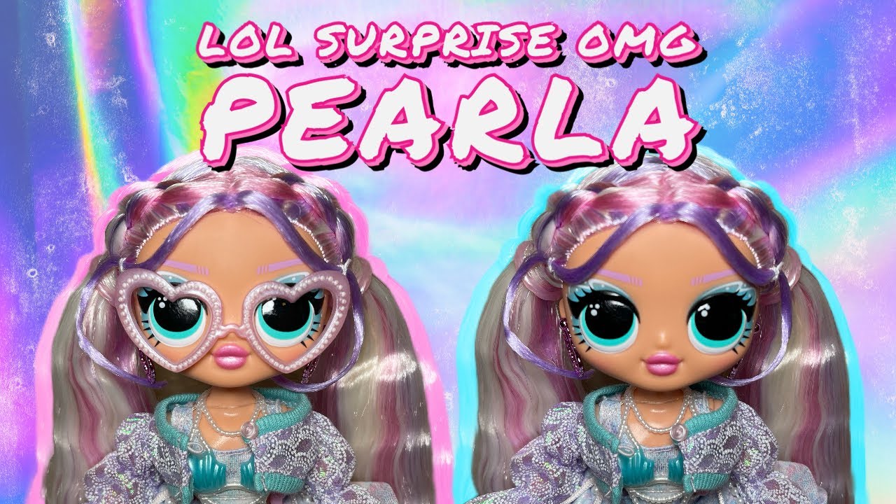 LOL Surprise OMG PEARLA!! Fashion Doll Unboxing & Review! 80’s Pastel Mermaid Vibes!! 🐚🤍