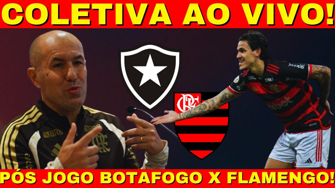 COLETIVA DE LEONARDO JARDIM AO VIVO | BOTAFOGO X FLAMENGO | DEBATE TÁTICO |