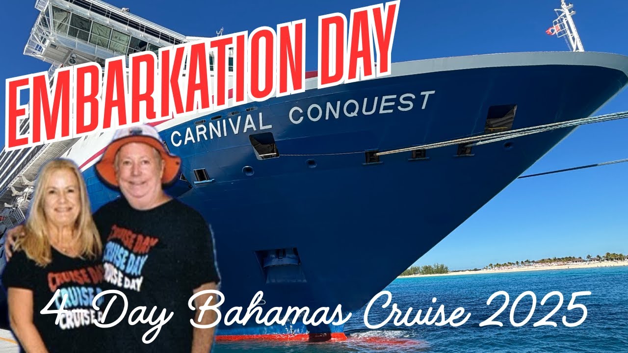 CARNIVAL CONQUEST: Embarkation, Miami Hotel, PortMiami 10/13/25