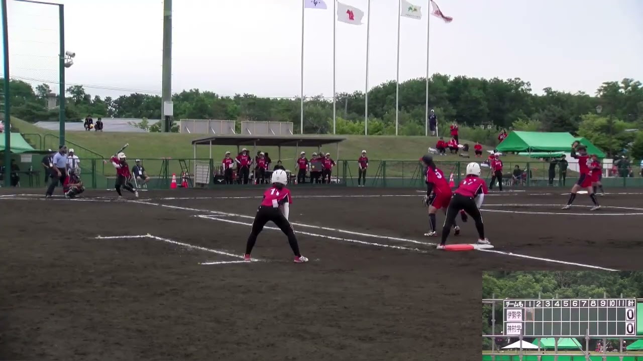 2023年IH ソフトボール女子 準々決勝 鹿児島神村学園 鹿児島 x 伊勢学園 三重