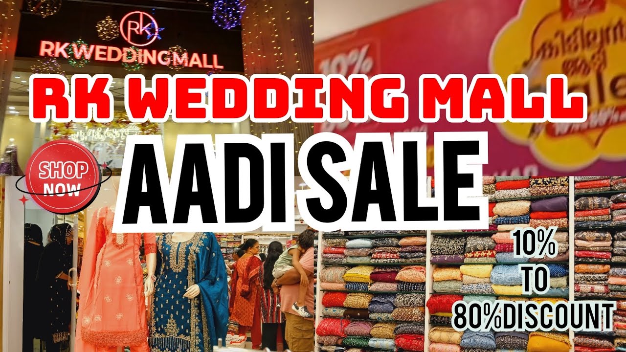 😱RK wedding mall Aadi sale buy 1 get 1 free|| twobutterflyvlogges|| #malayalam #saree #aadisale