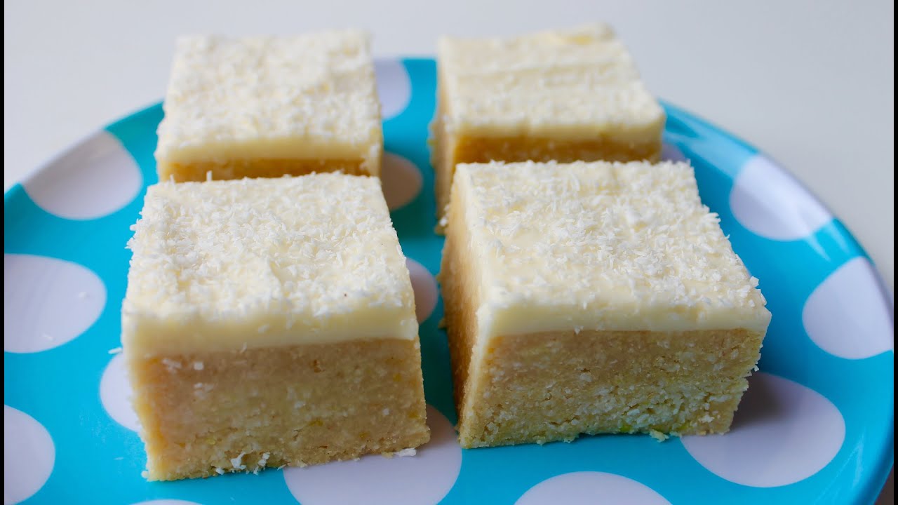 How to make coconut lemon slice