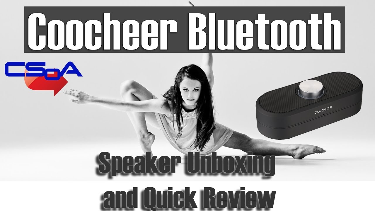 Coocheer Portable Cell Phone Speakers with HD Sound and Bass-Wireless Bluetooth Speaker