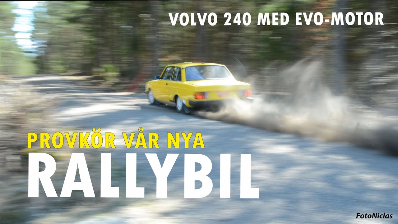 Liljegren Motorsport provar sin nya Volvo 240 EVO - RALLYVLOGG