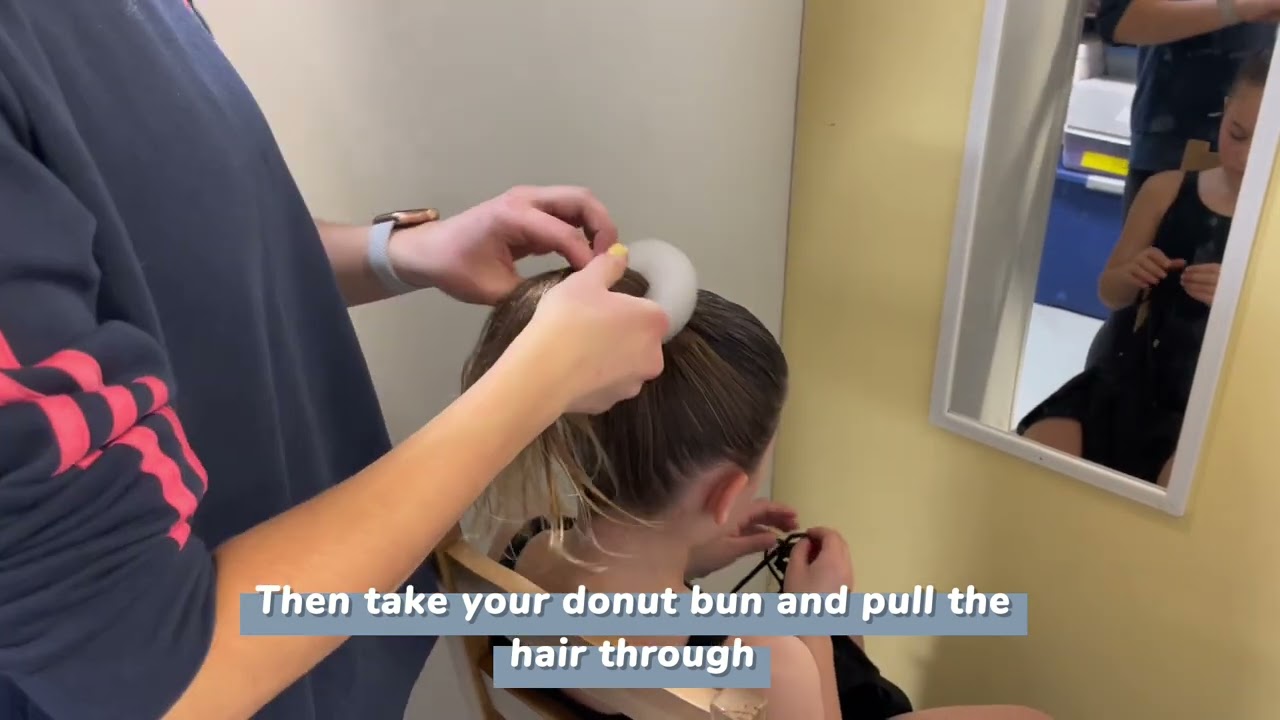 LOFDC High Sponge Bun Recital Hair tutorial