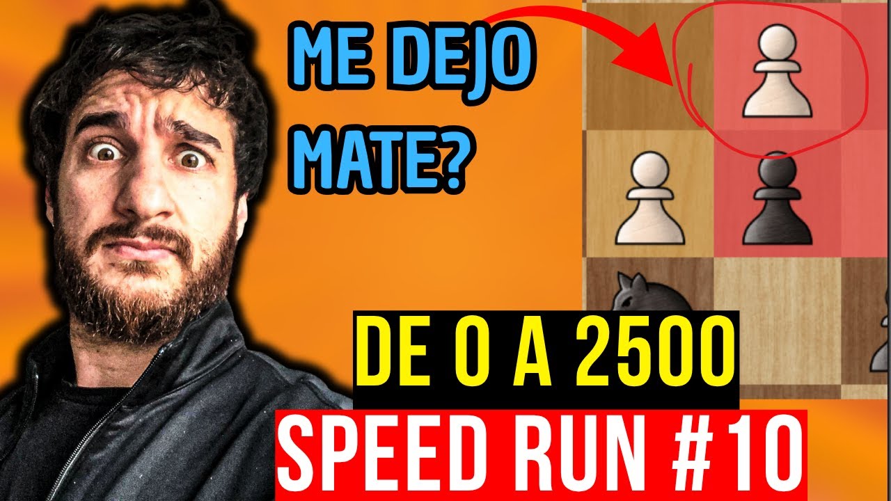 😂 De 0 a 2500 en Chess.com: el Maestro FIDE que vio mate en 1... ¡y lo ignoró! (Speed RUN #10)