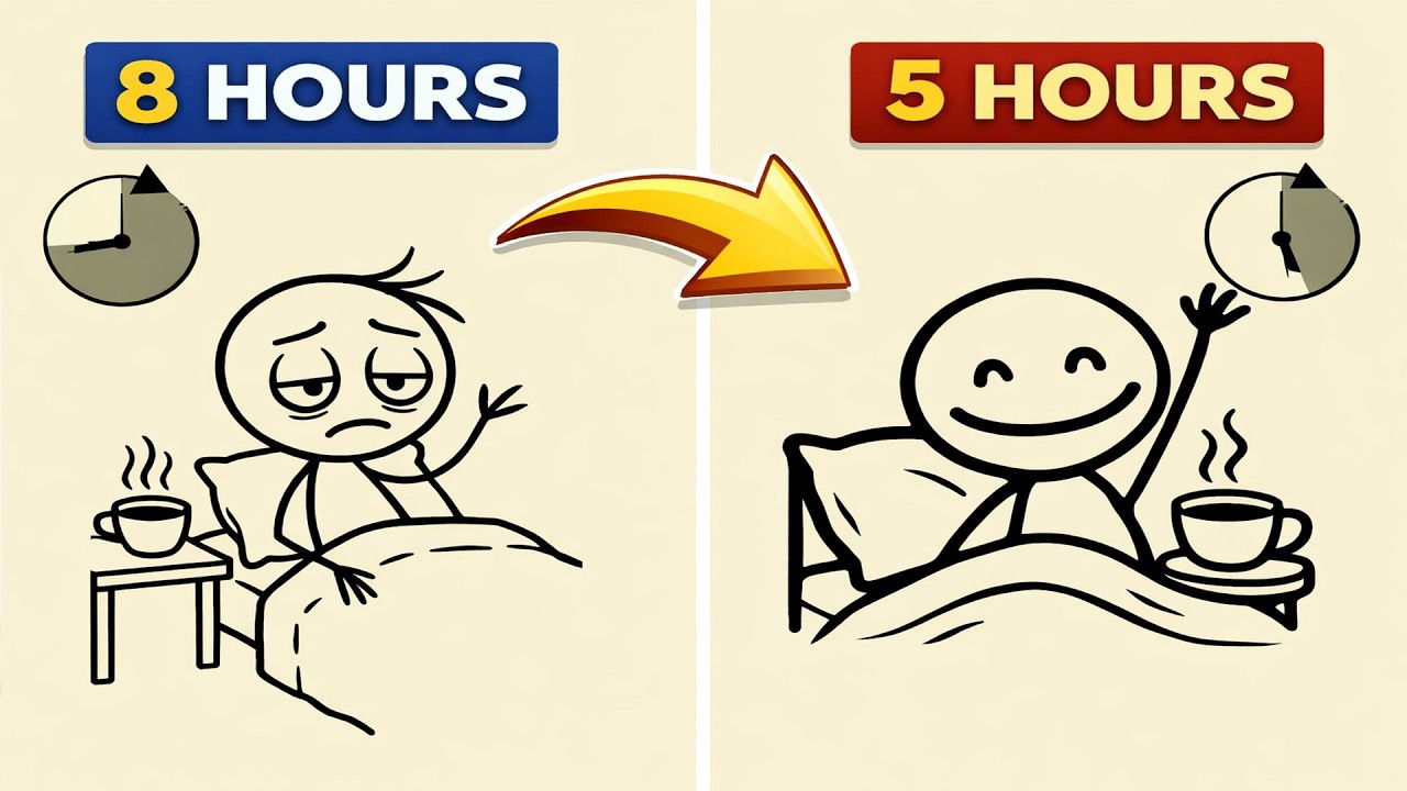How to Sleep LESS hours and wake up FRESH Science-Backed