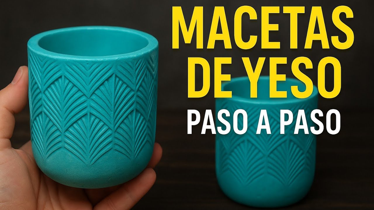 Como HACER y VENDER macetas de Yeso FÁCIL - 2026