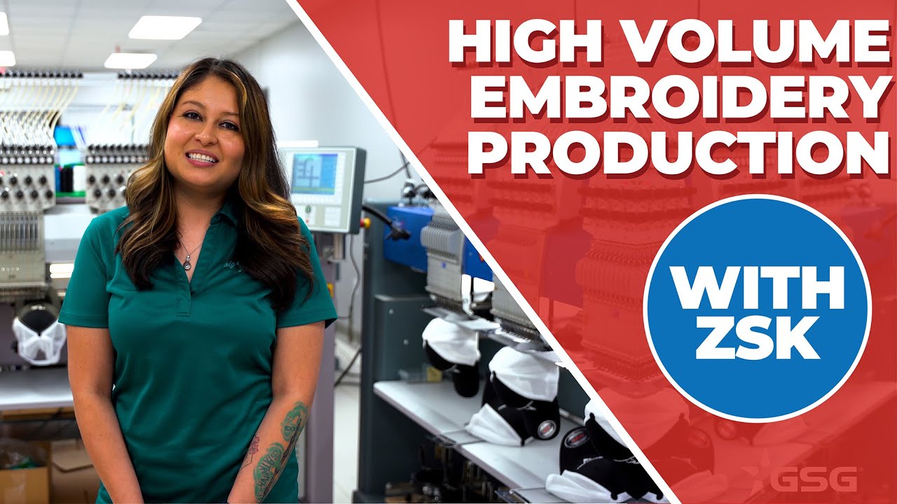 High Production Embroidery Made Easy With ZSk | FT. Hightech Grafix