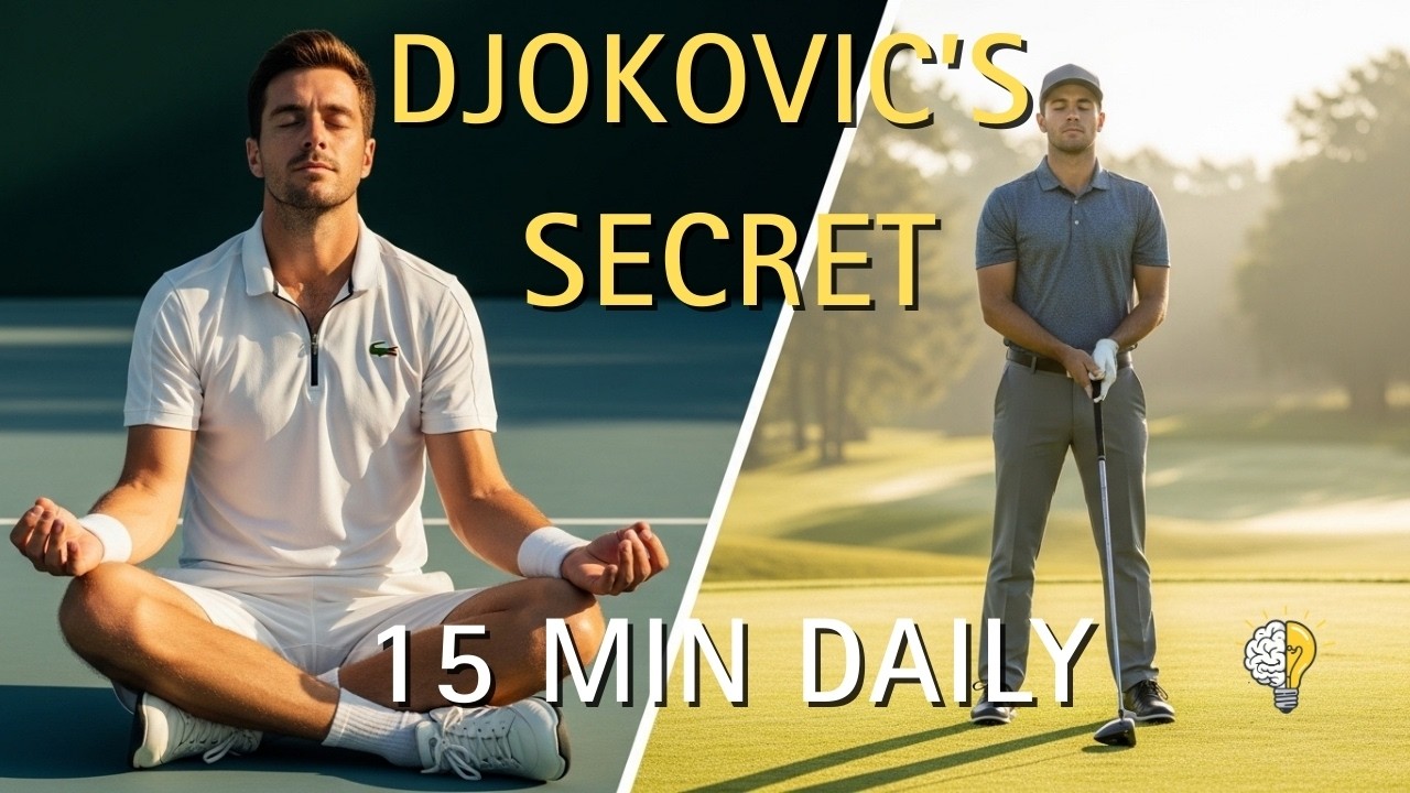GOLF MENTAL GAME : NOVAK DJOKOVIC'S 15-MINUTE DAILY MEDITATION for LOWER SCORES