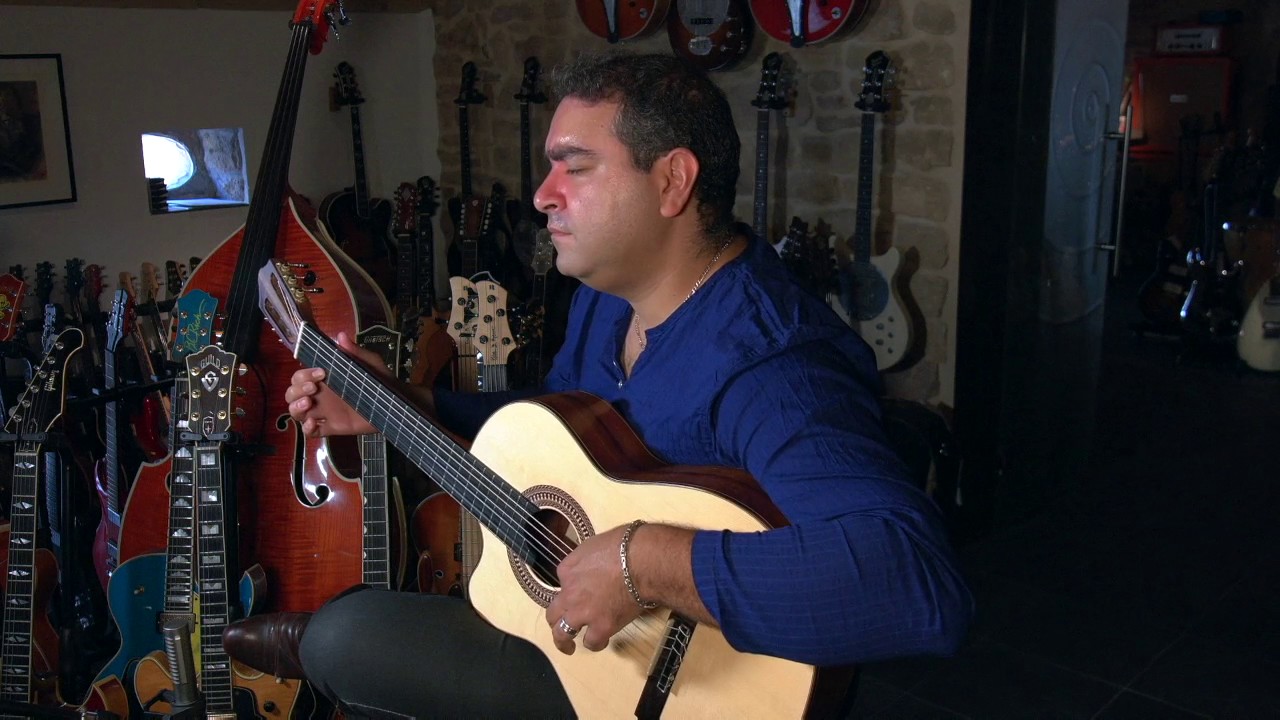 Kader Fahem's Custom Made Godinho Guitar