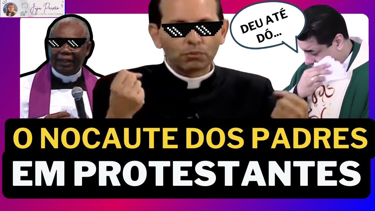 PASSARAM VERGONHA! A invertida que 3 Padres deram em PROTESTANTES
