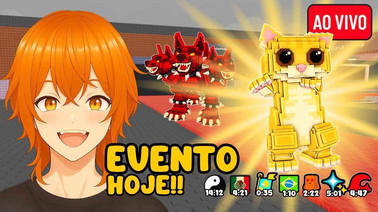 🌮 EVENTO ROUBE UM BRAINROT HOJE!! 💙 XD AO VIVO