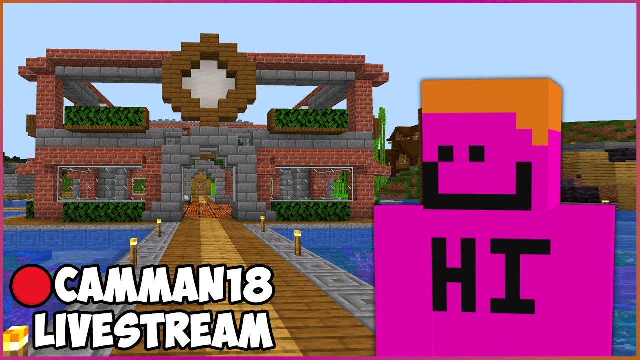 JOINING RANDOM MINECRAFT REALMS camman18 Full Twitch VOD