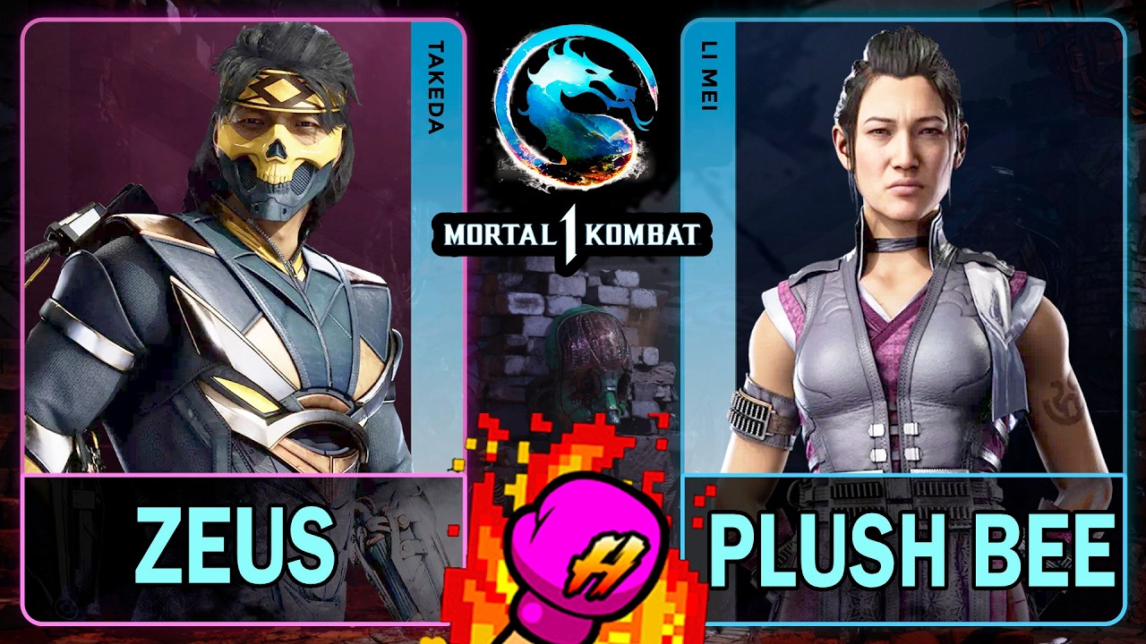 MK1 Zeus (TAKEDA) VS Plush Bee (LI MEI)🥊Mortal Kombat 1🥊4K 60ᶠᵖˢ