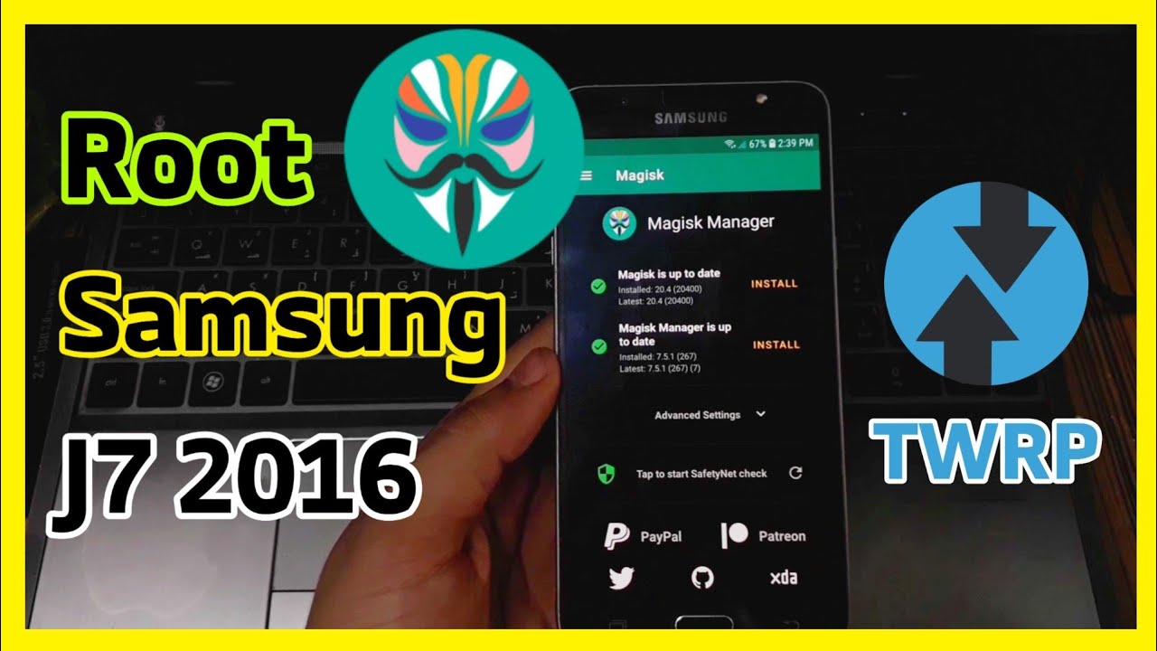 How To Root Samsung J7 2016 SM-J710F / SM-J710GN Android 7 / 8 by TWRP