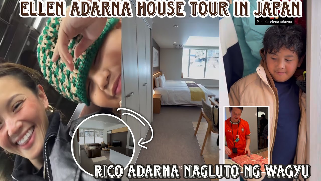 Ellen Adarna house tour in Japan ❄️ Nagluto ng wagyu si Rico Adarna sobrang dami sosyal talaga