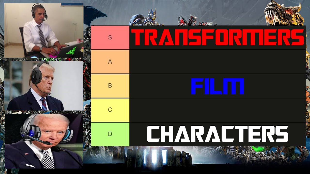 Obama, Trump, and Biden Make A Transformers Film Character Tier List