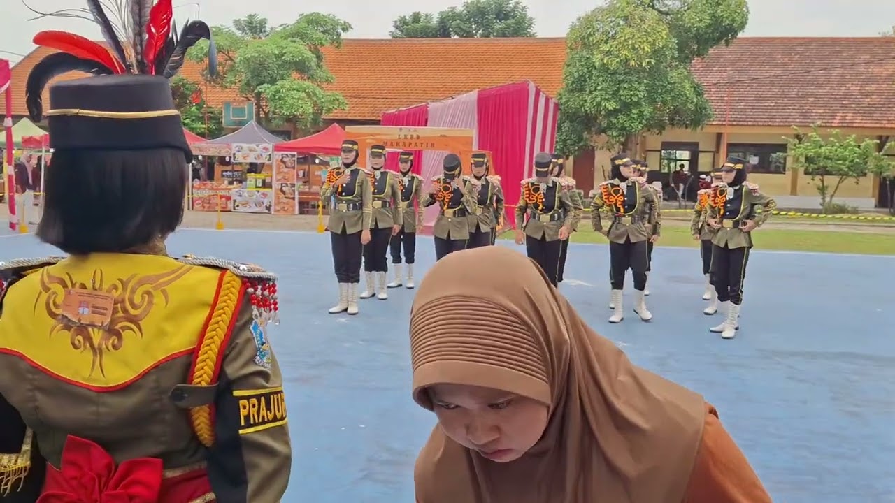 Penampilan paskibra SMK 10 NOPEMBER Sidoarjo / RAESPATI di LKBB MAHAPATIH 2024