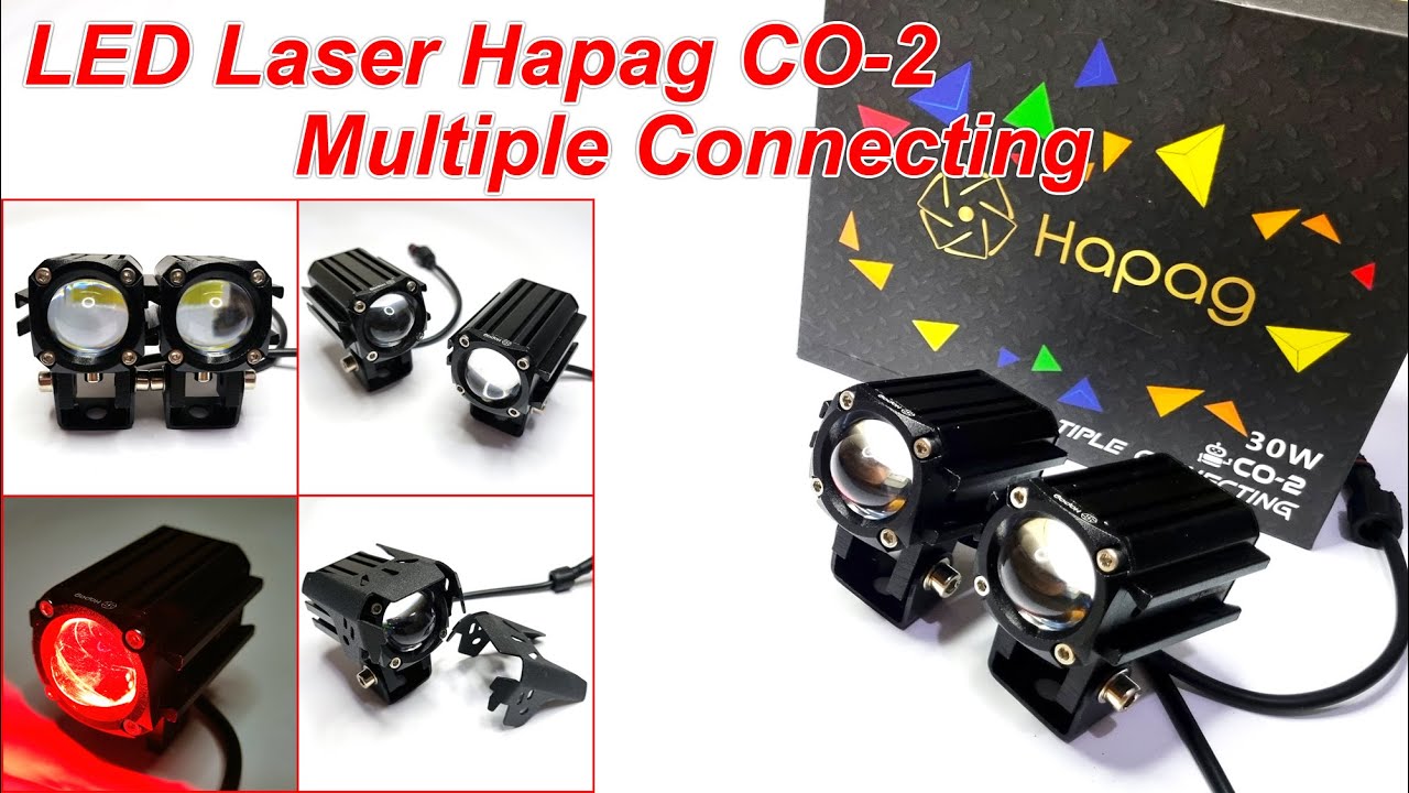 Review LED Laser Hapag CO-2 Multi Connecting + Red Devil Eyes 30W