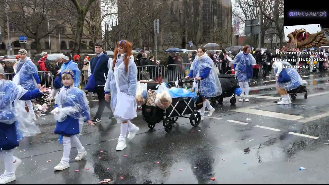 Rosenmontagszug Duisburg 16.02.2026   Eindrücke 15