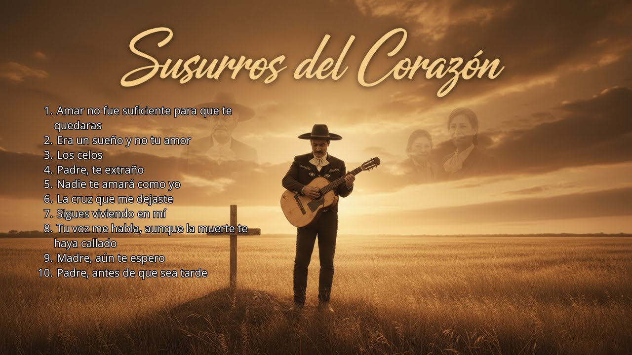 Susurros del Corazón – Álbum Completo | Rancheras de Oro | Amor y Desamor que Llegan al Corazón