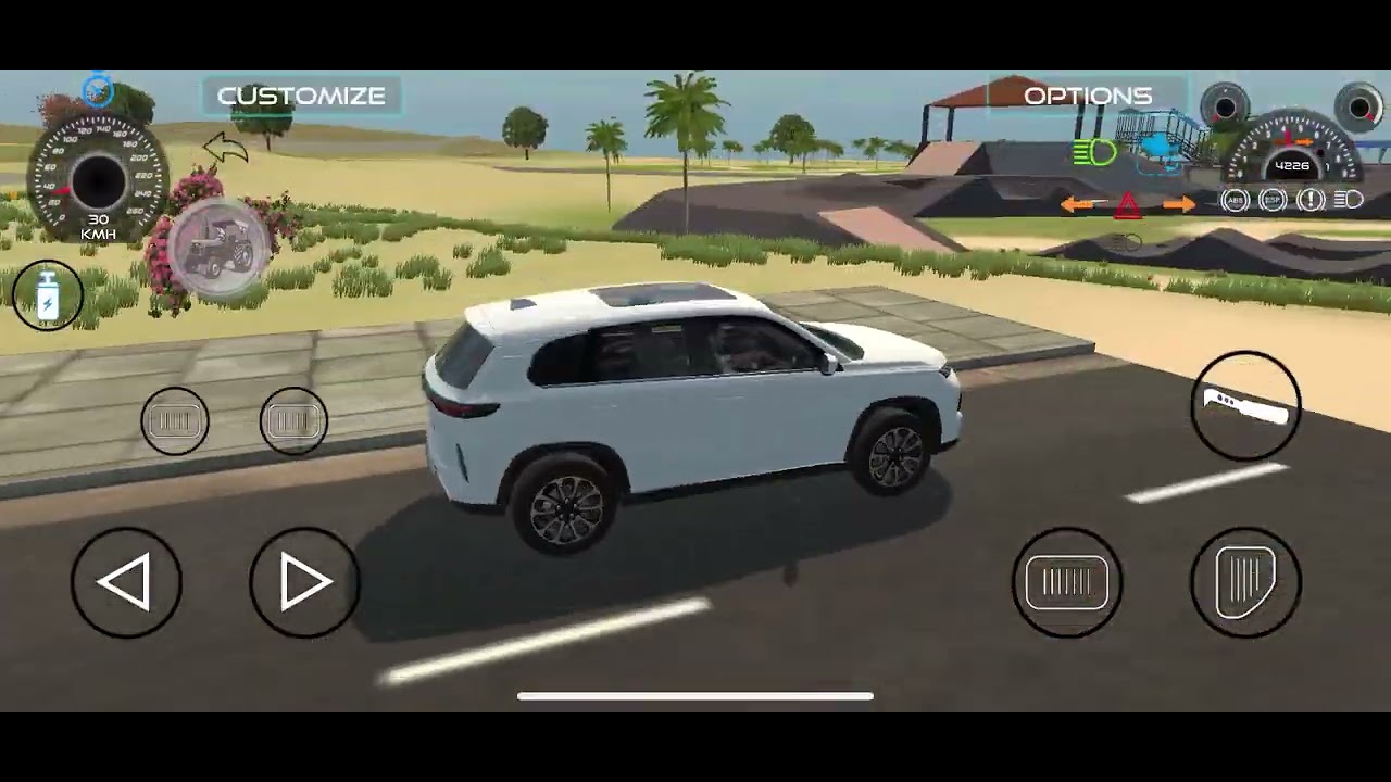 Maruti suzuki grand vitra in Indian vehical simulator 3D game#youtube #simulator #gaming 
