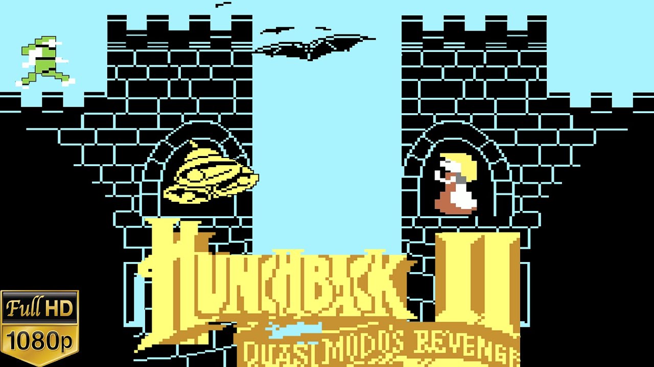 Hunchback II - C64 full playthrough