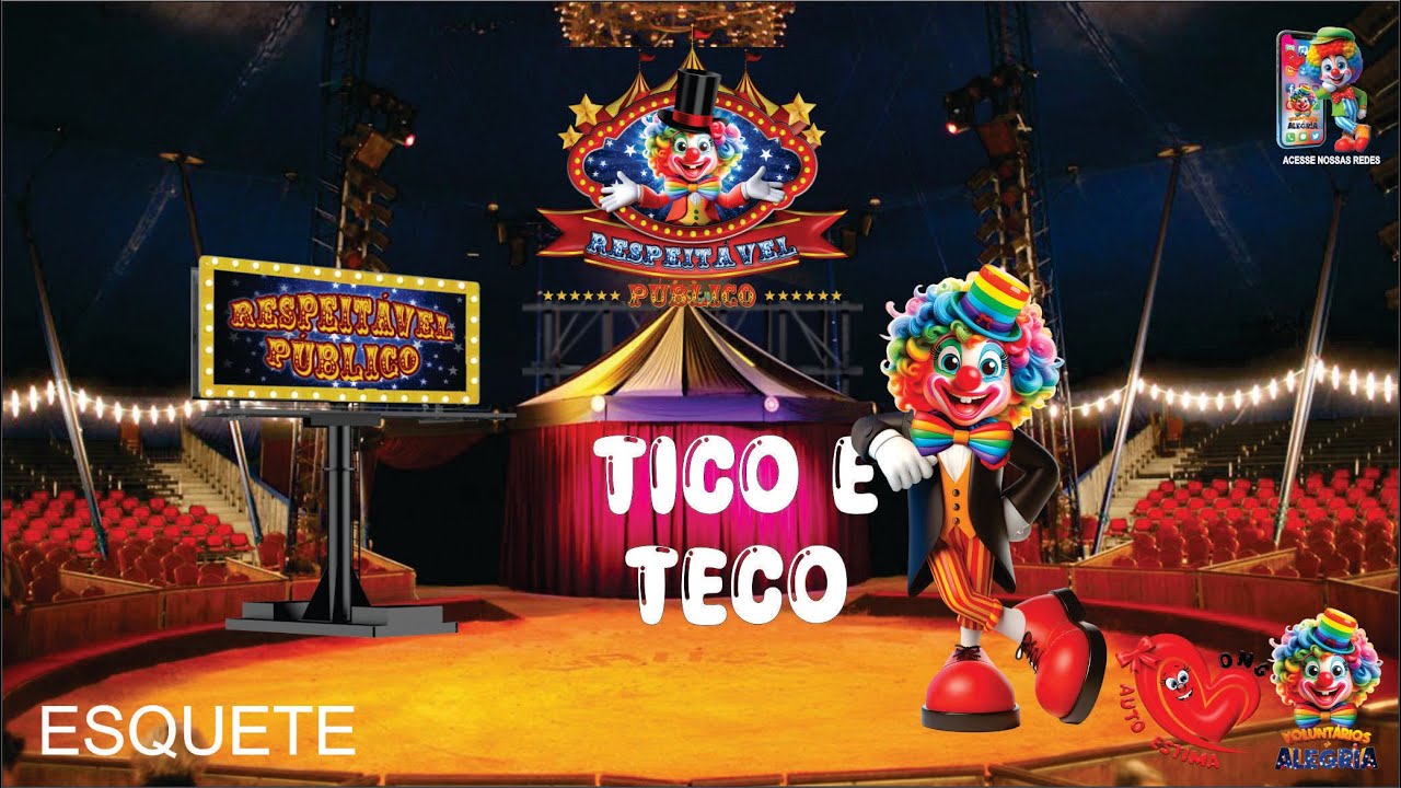 VOLUNTARIOS DA ALEGRIA - ESQUETE TICO E TECO