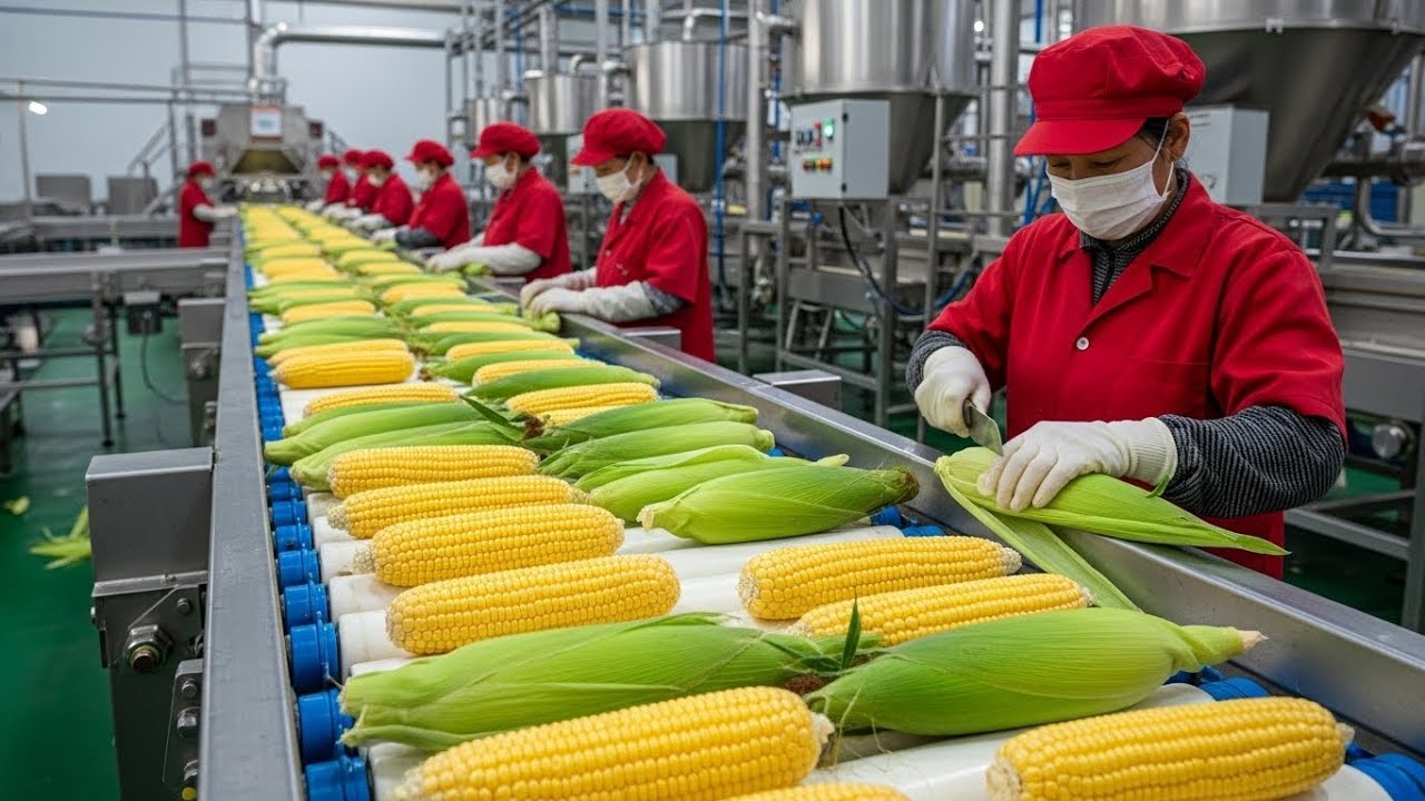 Inside a Popcorn Factory | From Corn Kernels to Crispy Popcorn (Full Process)