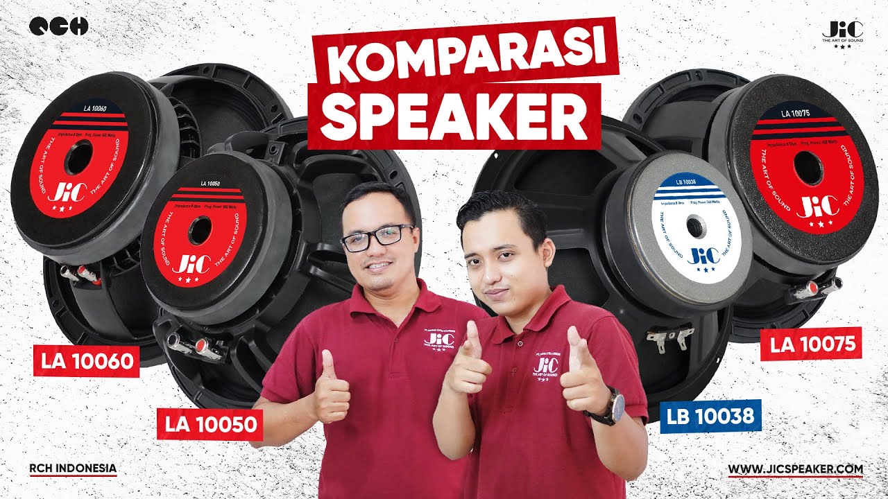 SERUPA TAPI TAK SAMA‼️ SEMUA VARIAN 10 INCH  |  ADA TES SPEAKERNYA  | JIC Speaker | RCH Indonesia