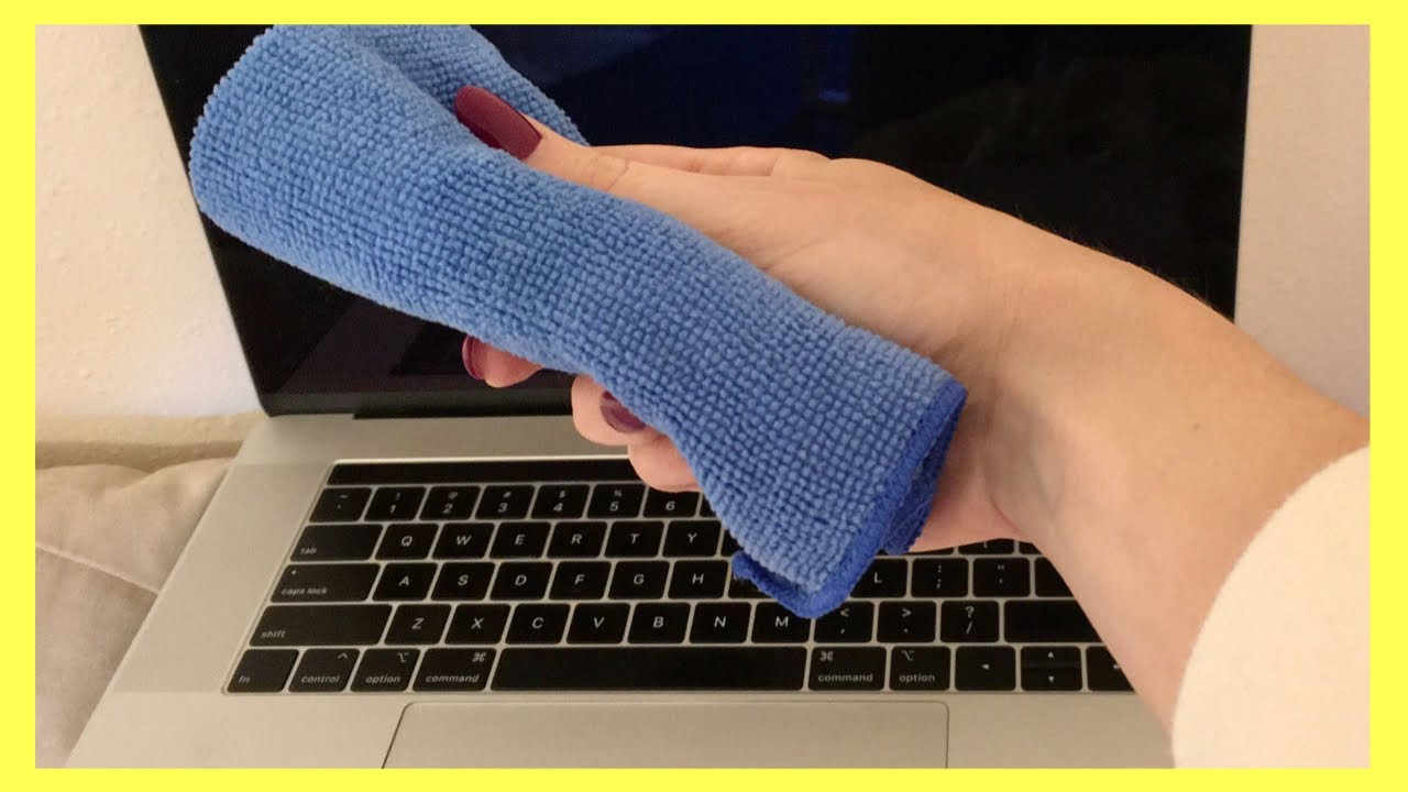 MAC CLEANING 101: How to Clean your MacBook Display Computer Screen & Keyboard | Andrea Jean