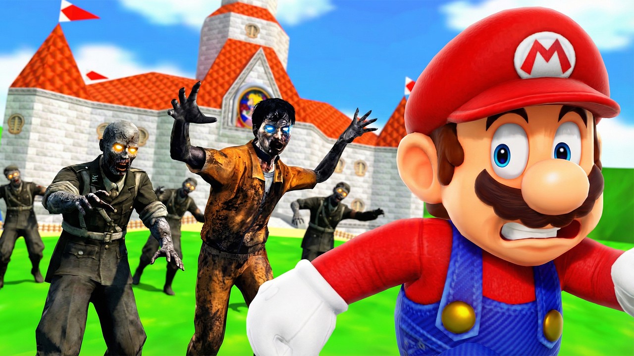 Super Mario 64... But It's Call of Duty Zombies