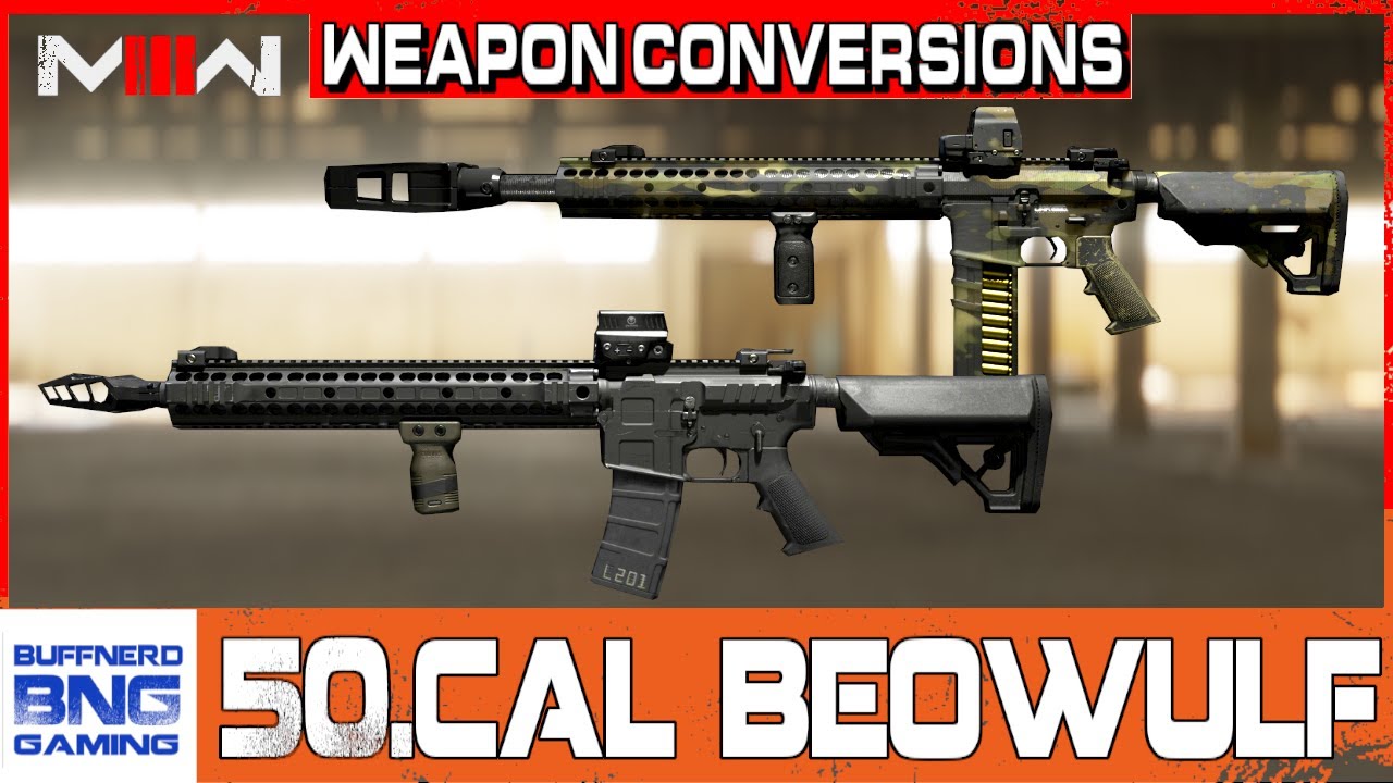 .50cal BEOWULF - Weapon Conversion - Call Of Duty Modern Warfare III