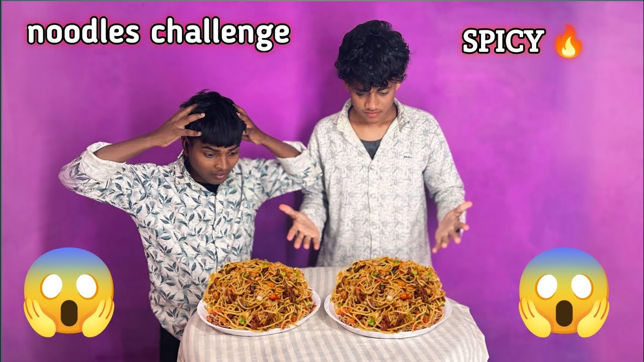 Noodles Eating Challenge | Spicy Chowmein Challenge | Chowmein Challenge Asmr 🔥