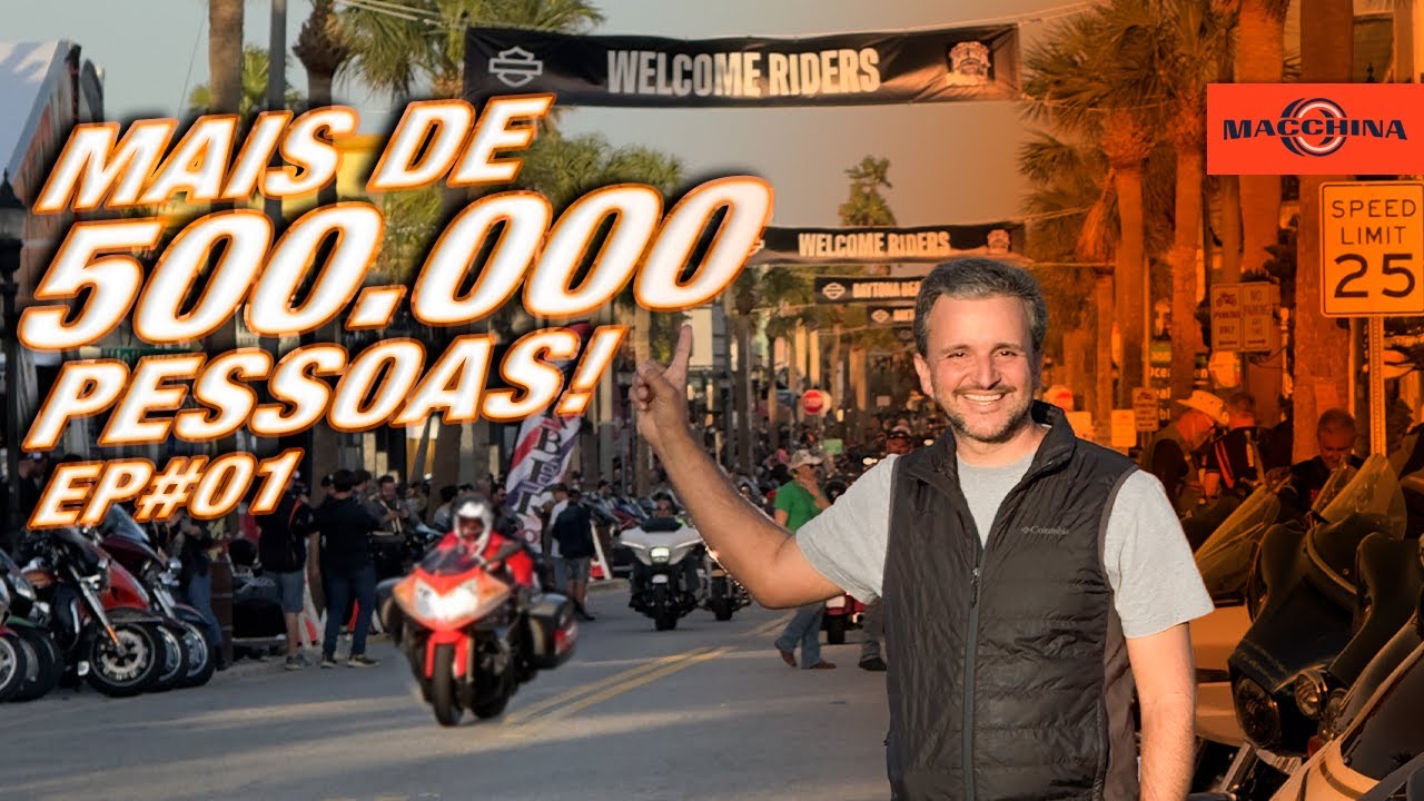 Pensei que só tinha Harley e olha o que encontrei! Daytona Bike Week 2025 é assim.