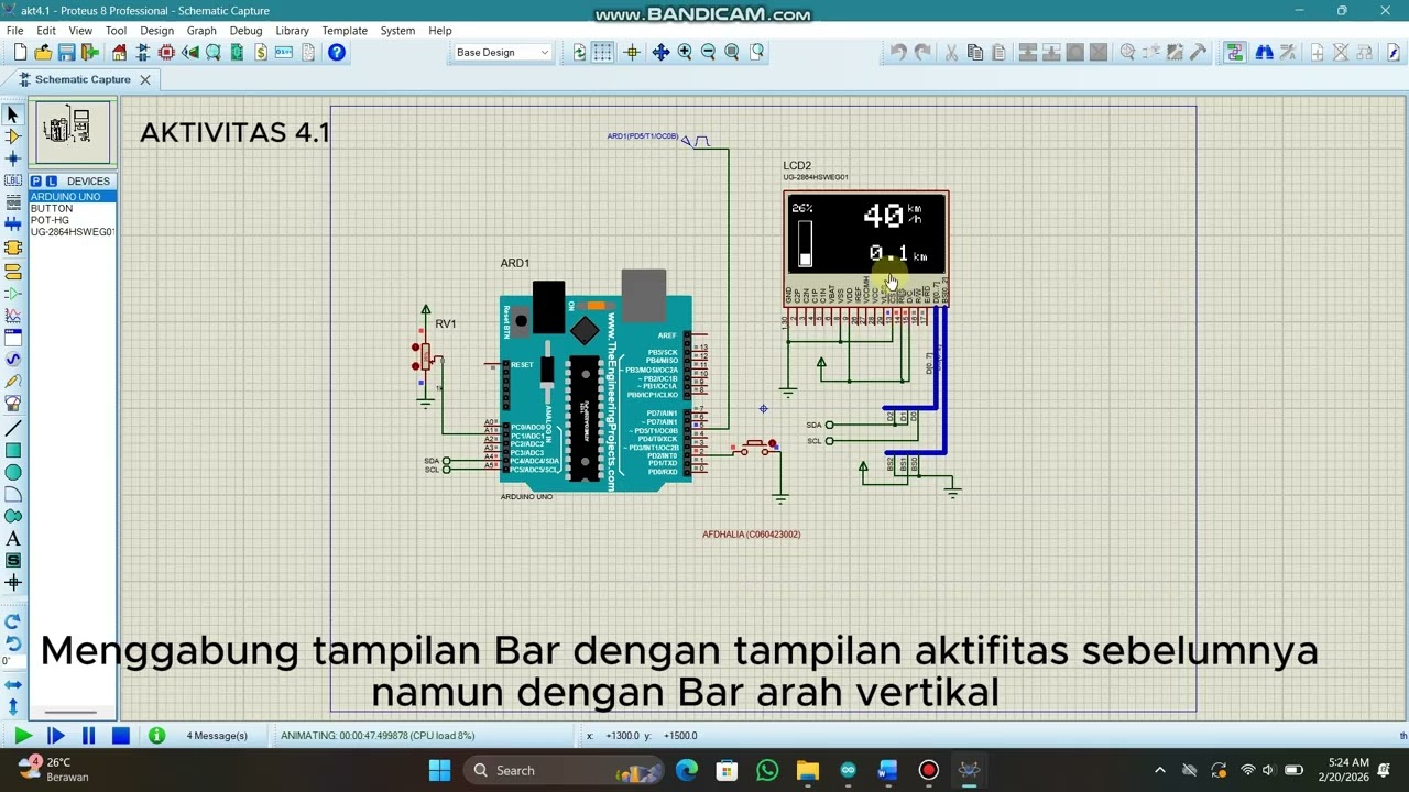 Membuat Tampilan Dashboard Sepeda MotorMenggunakan OLED