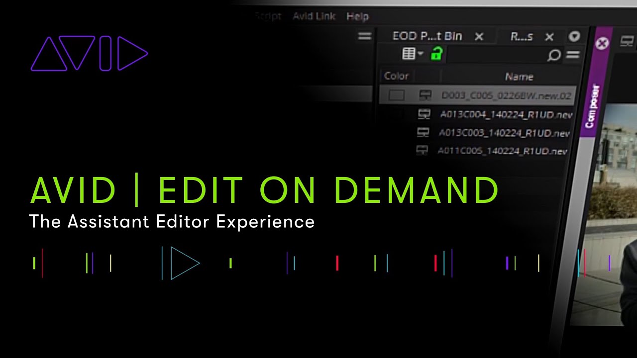 Avid | Edit On Demand &mdash; The Assistant Editor Experience