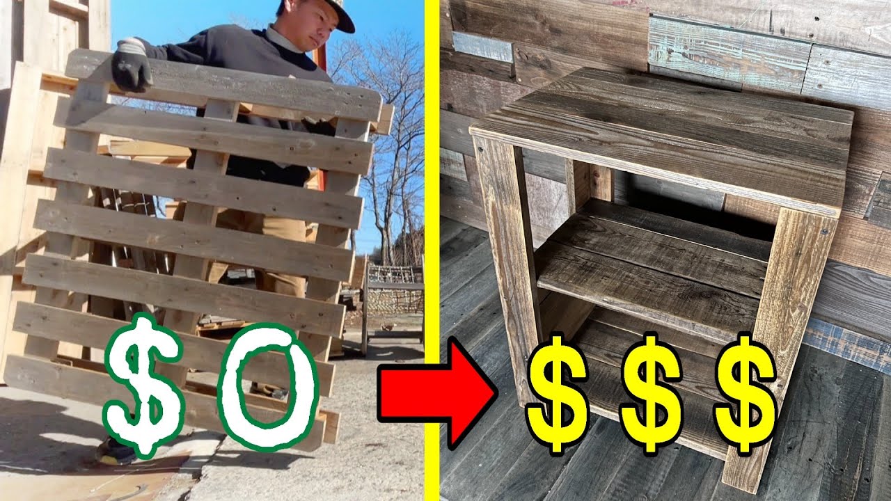 【ASMR】I Turned a $0 Pallet into Profit廃パレットからをお金に変える💰