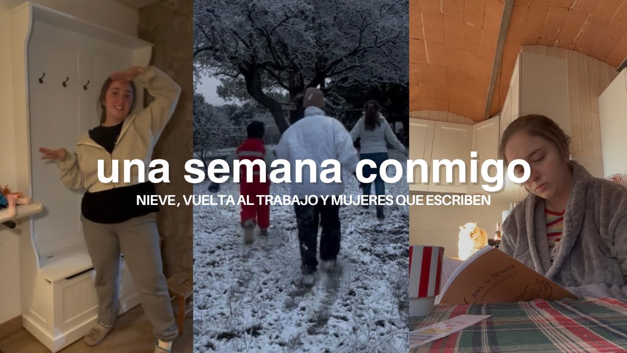 Un día de reyes con nieve, volver al trabajo y motivación para retomar la escritura ✨