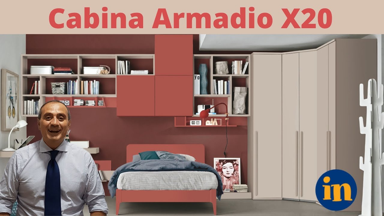 Cabina Armadio modello X20 per cameretta