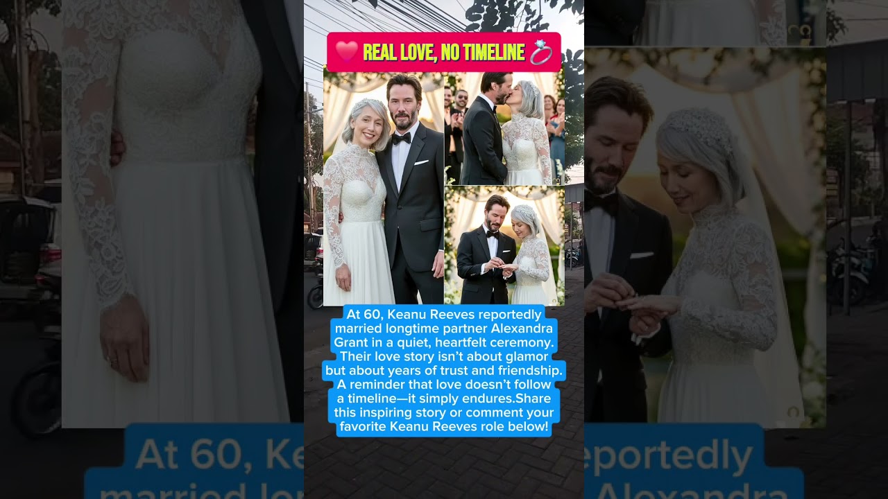 Keanu Reeves, 60, Quietly Marries Alexandra Grant 💍 A Love Built on Trust & Time
