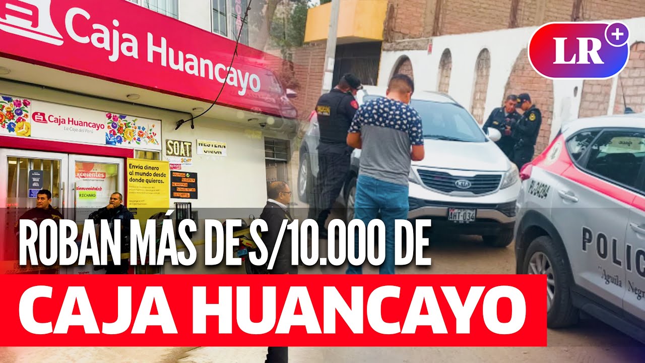 ROBAN más de S/10.000 en sede de CAJA HUANCAYO y dejan una TRABAJADORA HERIDA en el Callao | #LR